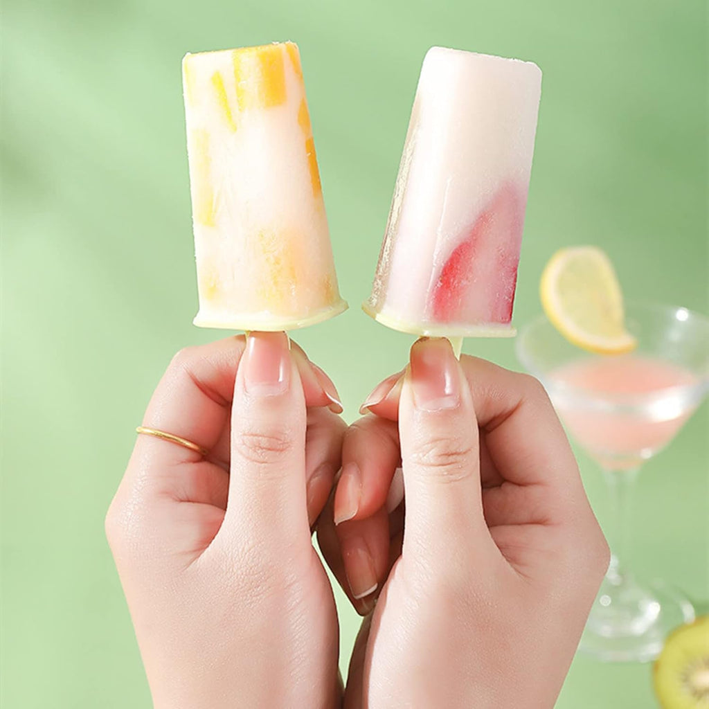 Reusable Ice Pop Mould Set (8 Slots) | Ice Cream Maker for Kids & Adults